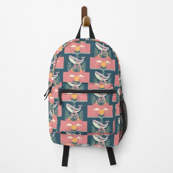 Item preview, Whimsical Colorful Whale Illustration: Christian Message - In my Distress I Called to the Lord designed and sold by HahaHandlesHub.