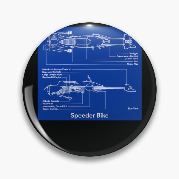 Item preview, Speeder Bike Blueprints  designed and sold by belche.