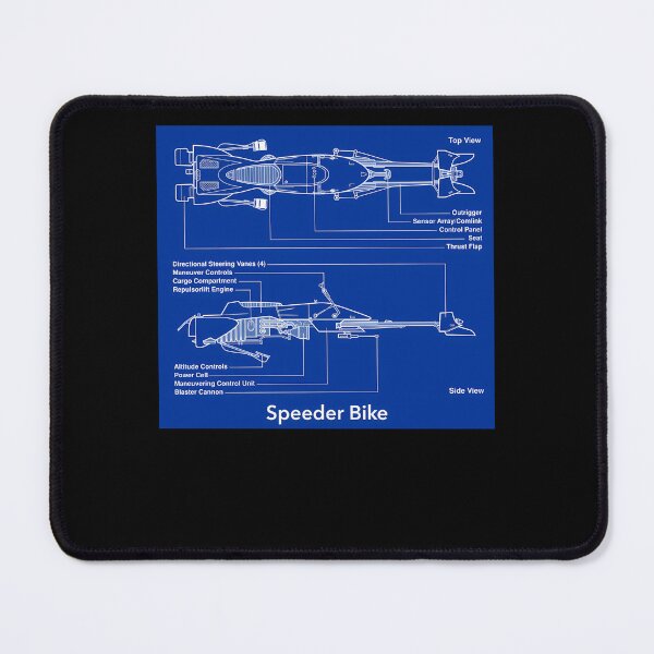 Item preview, Speeder Bike Blueprints  designed and sold by belche.