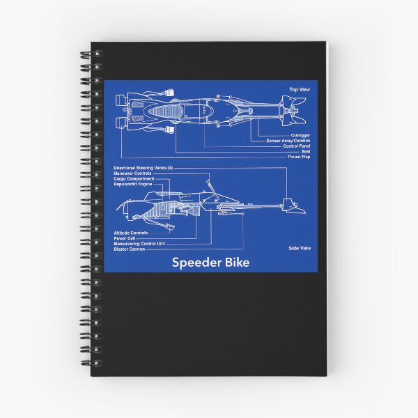 Item preview, Speeder Bike Blueprints  designed and sold by belche.