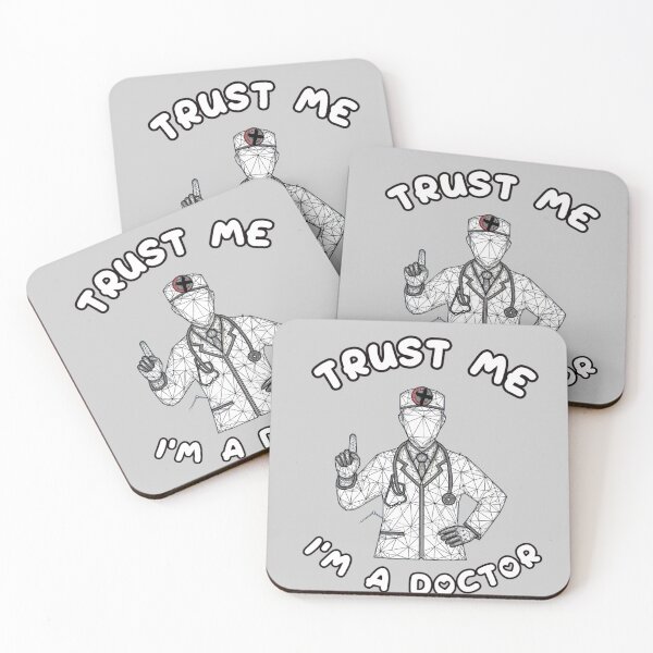 Item preview, Trust Me I'm a Doctor :from EgyApe Artists designed and sold by egyape ⭐⭐⭐⭐⭐.