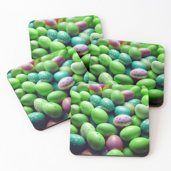 Item preview, Colorful green pastel easter eggs designed and sold by SassyArtistry.