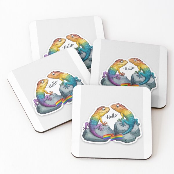 Item preview, A rainbow hello designed and sold by seahorse crossing.