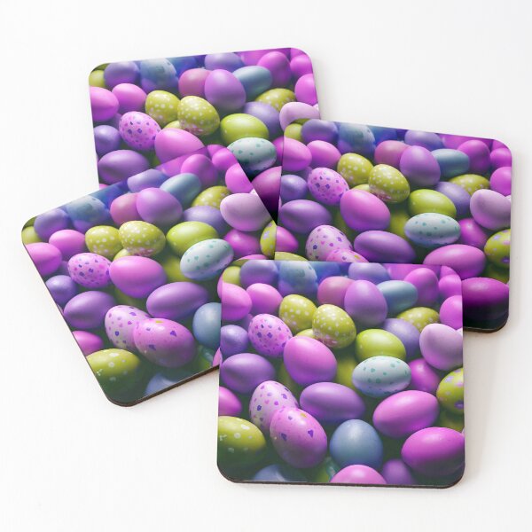 Item preview, Colorful purple pastel easter eggs designed and sold by SassyArtistry.