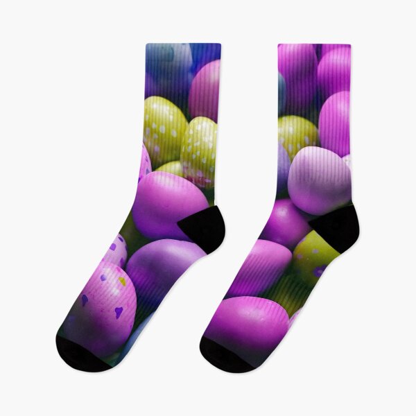 Item preview, Colorful purple pastel easter eggs designed and sold by SassyArtistry.