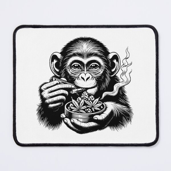 Item preview, Chill Chimp: Smoking Weed Design designed and sold by Barbaventuras.