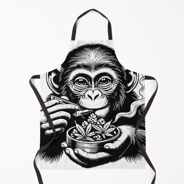 Item preview, Chill Chimp: Smoking Weed Design designed and sold by Barbaventuras.