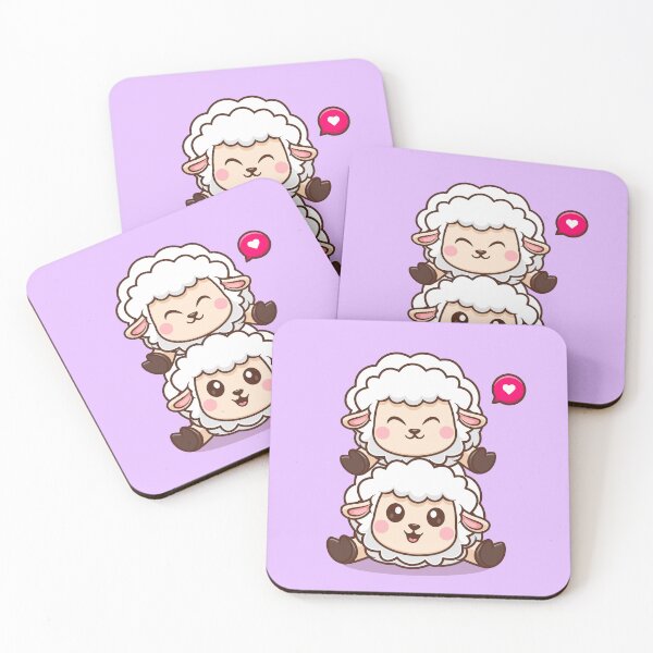 Item preview, Joyful Playmates: Cute Sheep Playing Together designed and sold by hjian8219.