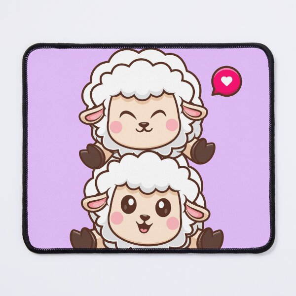 Item preview, Joyful Playmates: Cute Sheep Playing Together designed and sold by hjian8219.