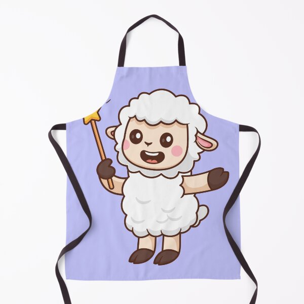 Item preview, Enchanted Wool: Cute Sheep with Magic Wand designed and sold by hjian8219.