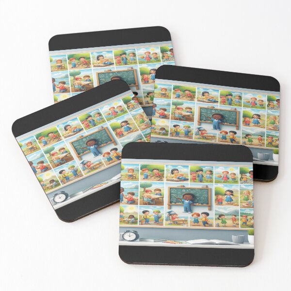 Item preview, African-American Charles Teaching About Images Wall Art and Puzzle designed and sold by Cupideros.