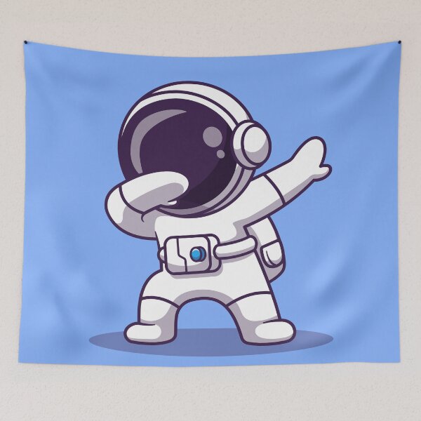 Item preview, Cosmic Groove: Cute Dabbing Astronaut designed and sold by hjian8219.