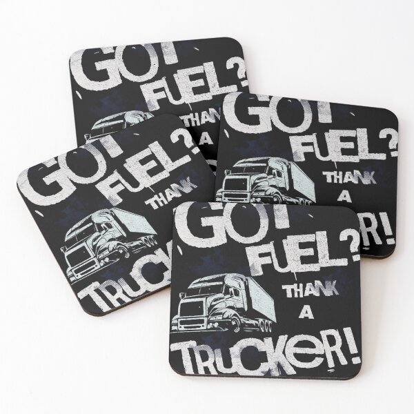 Artikelvorschau, Bekam Treibstoff, danke einem Trucker! Lustiger Jahrgang entworfen und verkauft von James69Clark.