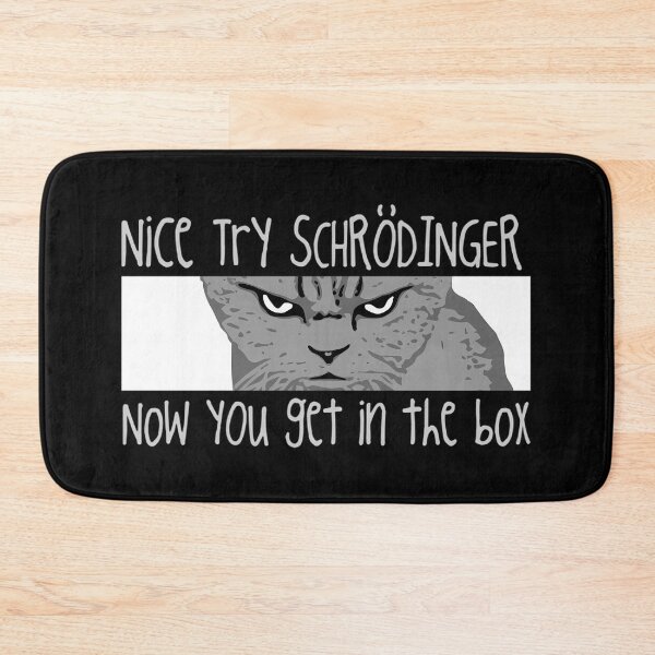 Aperçu de l'œuvre Schrodingers Cat Funny Quantum Physics Science créée et vendue par FranckDelmas.