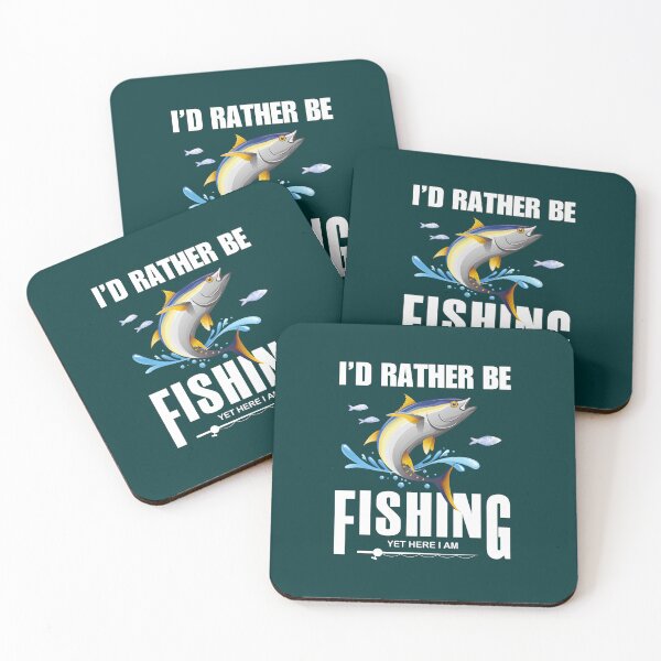 Item preview, I'd rather be fishing yet here I am  designed and sold by headpossum.