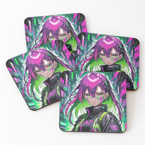 Item preview, Cyberpunk Anime Girl 3 designed and sold by Cyberpunk Neo.