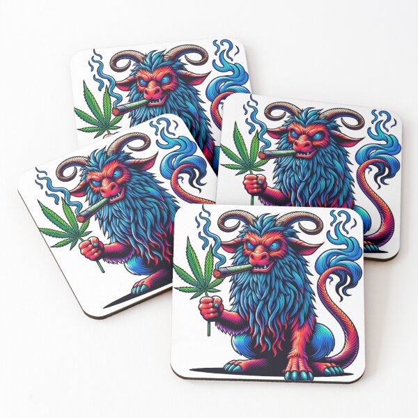 Item preview, Chill Goat: Smoking Weed Design designed and sold by Barbaventuras.