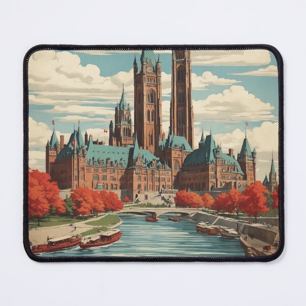 Item preview, Ontario Canada Vintage Travel Poster Tourism designed and sold by TravelersGems.