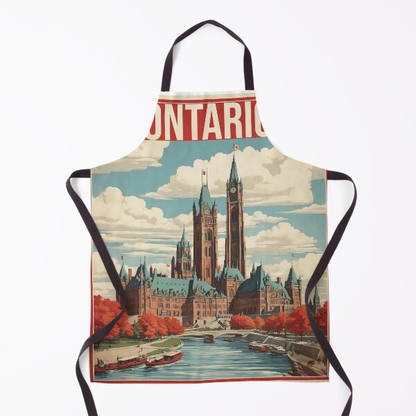 Item preview, Ontario Canada Vintage Travel Poster Tourism designed and sold by TravelersGems.