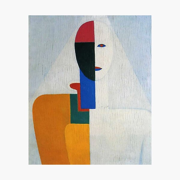 Aperçu de l'œuvre HD- Torse de femme, par Kazimir Malevitch. 1932 - Haute définition créée et vendue par MINDTHECHERRY.