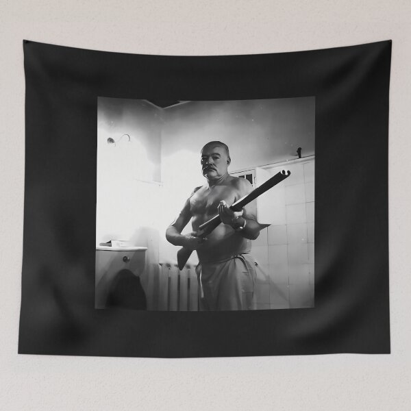 Item preview, Ernest Hemingway designed and sold by HeloiseHaag.