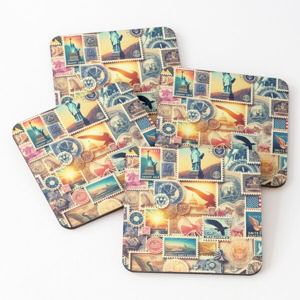 Item preview, United States Phone Case Stamp Collage designed and sold by ChosinMarkets77.