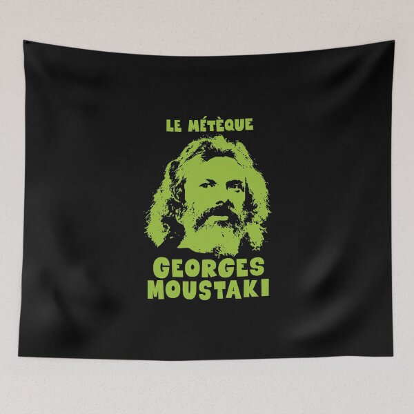 Item preview, Le Métèque - Georges Moustaki Illustration designed and sold by Boogosh.