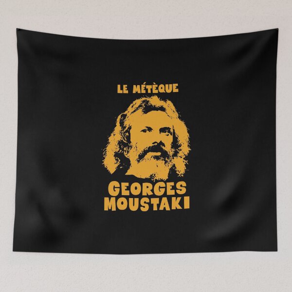 Item preview, Le Métèque - Georges Moustaki Illustration designed and sold by Boogosh.
