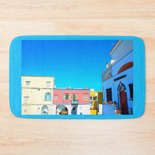 Item preview, Colorful buildings in Procida (Italy) designed and sold by Kristina Drozd.