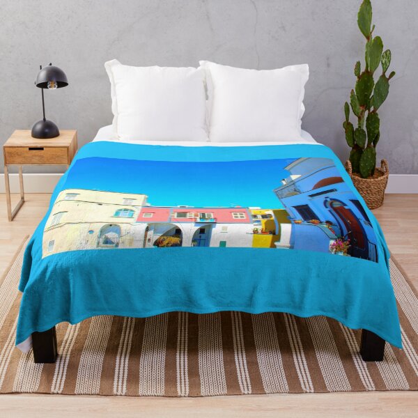 Item preview, Colorful buildings in Procida (Italy) designed and sold by Kristina Drozd.