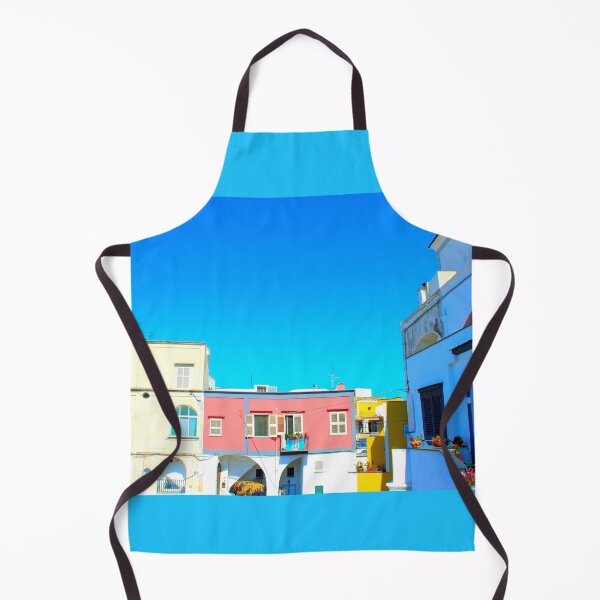 Item preview, Colorful buildings in Procida (Italy) designed and sold by Kristina Drozd.