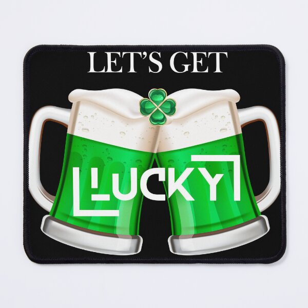 Item preview, Lucky Luck on Black or Dark Background designed and sold by PomskysRus.