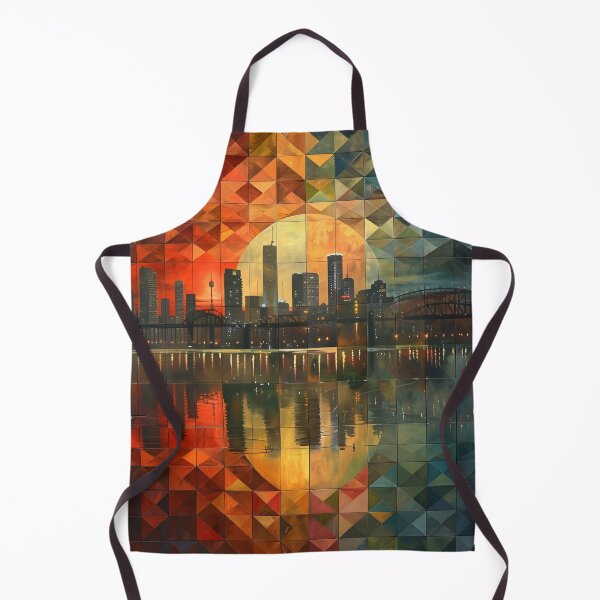 Item preview, Colorful panoramic geometric pattern print designed and sold by dcrc.