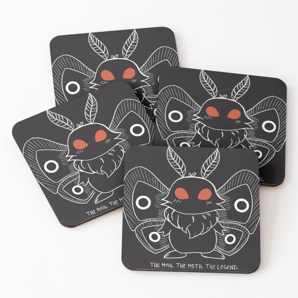 Item preview, The Man The Moth The Legend (black background) designed and sold by SarahJArtworks.