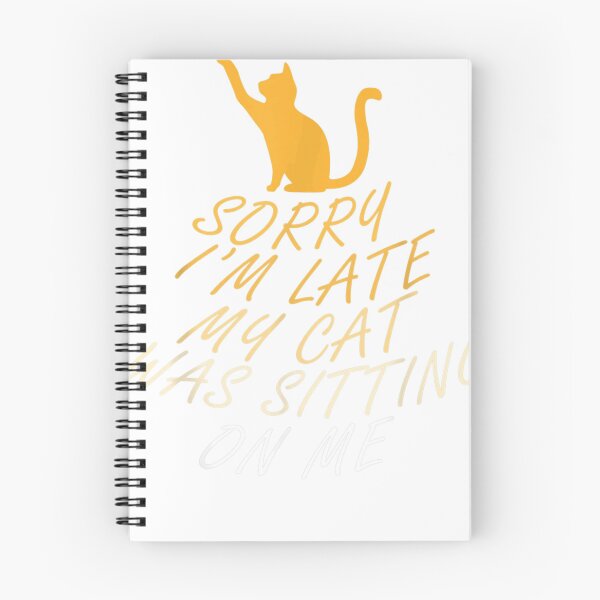 Item preview, Cute Saying Cat I'm Late Kitty Pet  designed and sold by tsougoyjr.