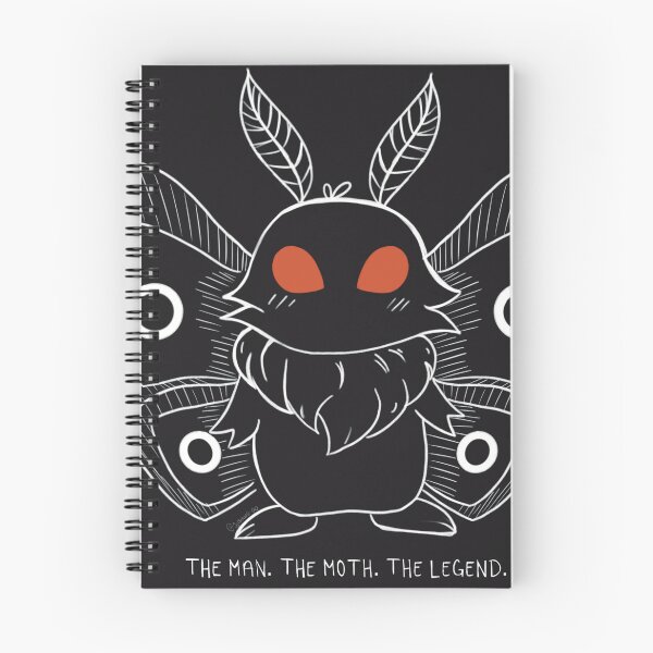 Item preview, The Man The Moth The Legend (black background) designed and sold by SarahJArtworks.