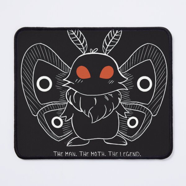 Item preview, The Man The Moth The Legend (black background) designed and sold by SarahJArtworks.