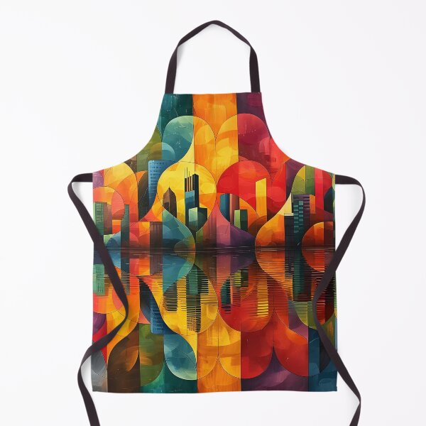 Item preview, colorful panoramic geometric pattern print designed and sold by dcrc.