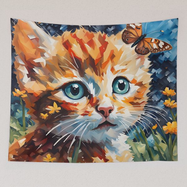 Item preview, Kitten Full Of Wonder designed and sold by DiscoGypsyFish.