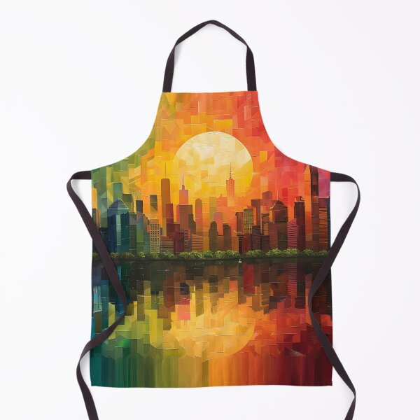 Item preview, colorful panoramic geometric pattern print designed and sold by dcrc.