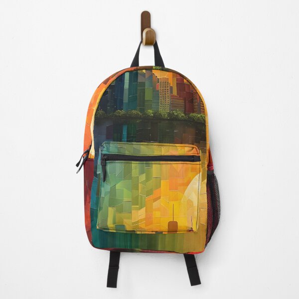 Item preview, colorful panoramic geometric pattern print designed and sold by dcrc.