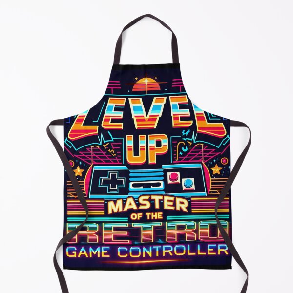 Item preview, Level Up Master of Retro Game, typography, retro designed and sold by maxmaj.