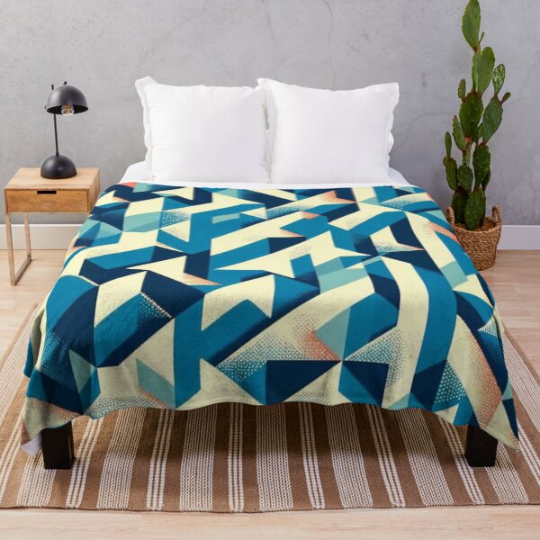 Item preview, Retro abstract design 1980 blue tone designed and sold by Blessinger77.