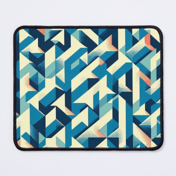 Item preview, Retro abstract design 1980 blue tone designed and sold by Blessinger77.