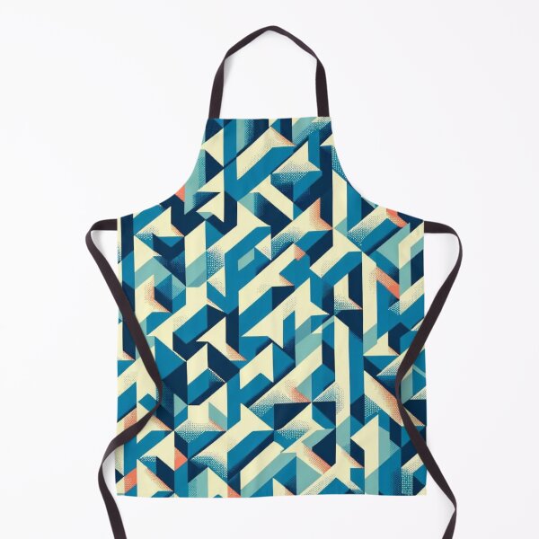 Item preview, Retro abstract design 1980 blue tone designed and sold by Blessinger77.