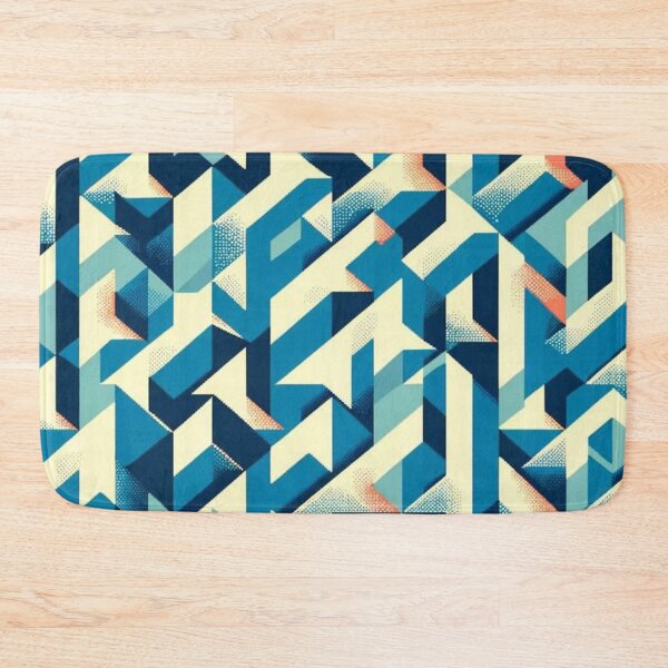 Item preview, Retro abstract design 1980 blue tone designed and sold by Blessinger77.
