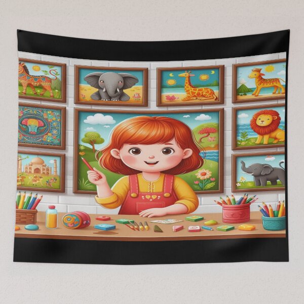 Item preview, Children Teach the Power of Images Wall Art and Puzzle_7 designed and sold by Cupideros.