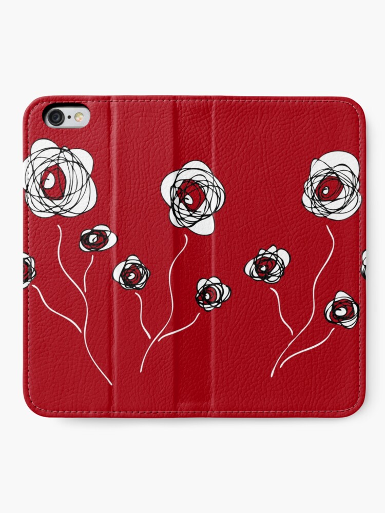 Alternate view of Ranunculus iPhone Wallet