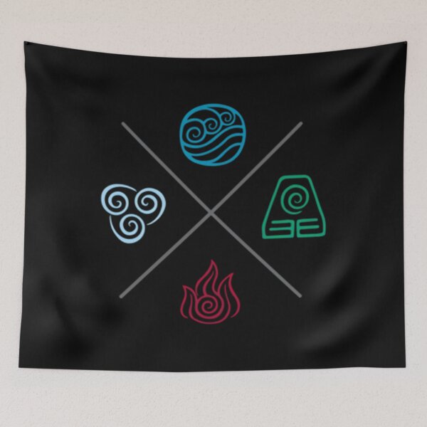 Item preview, Avatar The Last Airbender Four Elements Four Elements Symbols designed and sold by Jeffrearren12.