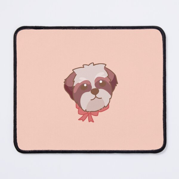 Item preview, Simple liver and white Shih Tzu puppy designed and sold by PupBubble Art.